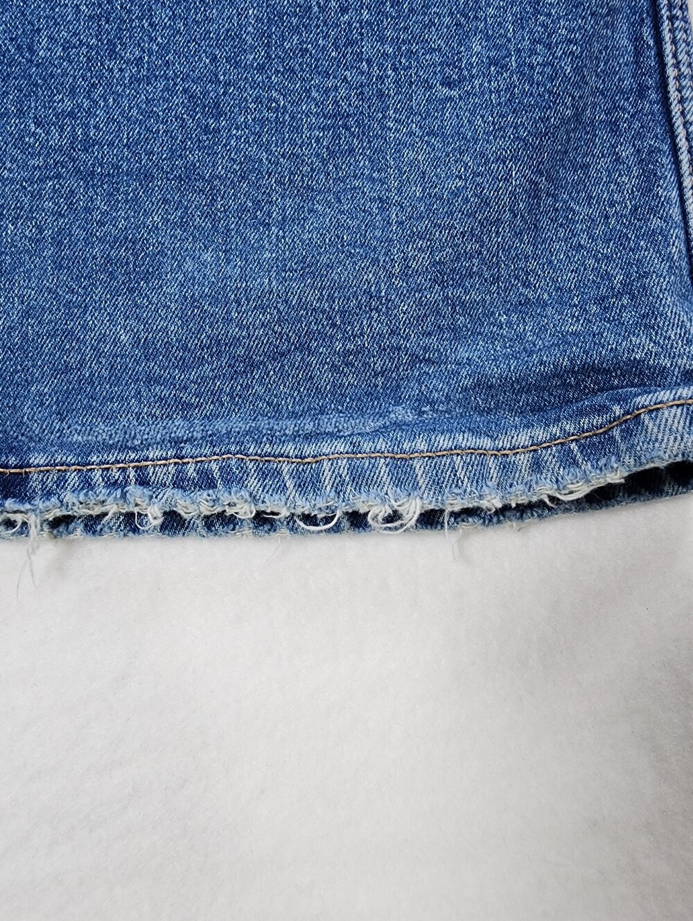 American Eagle Low Rise Baggy Ultra Wide Leg Jeans 8 Long Strigid Y2K - Picture 10 of 12